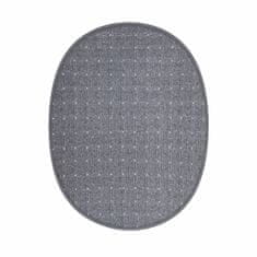 Vopi Kusový koberec Udinese šedý ovál 50x80