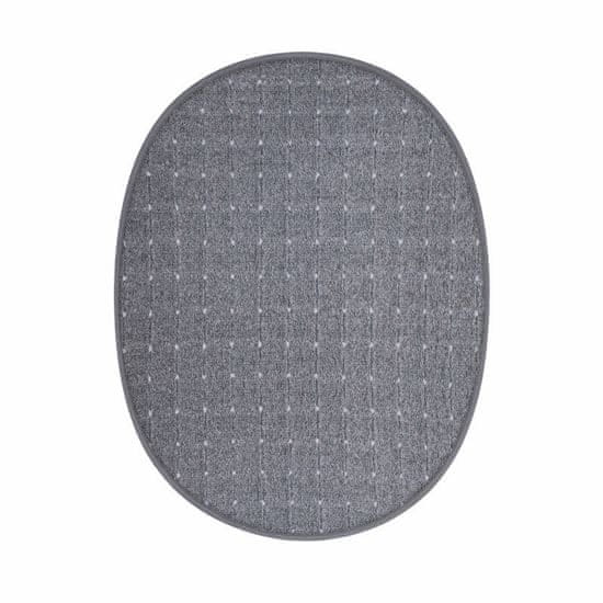 Vopi Kusový koberec Udinese šedý ovál
