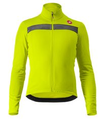 Castelli pánsky cyklistický dres Puro 3 Jersey Electric Lime/Black Reflex žltá/čierna XL