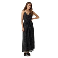 Vero Moda Dámske šaty VMSMILLA Regular Fit 10289487 Black (Veľkosť S)