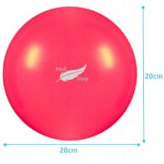 Medi Sleep Malá lopta na cvičenie Pilates 20 cm, červená