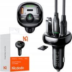 Mcdodo Vysielač Bluetooth FM, nabíjačka, 100W PD, McDodo CC-3060
