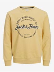 Jack&Jones Mikiny bez kapuce pre mužov Jack & Jones - žltá XL