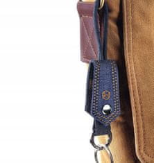 Mcdodo McDodo, krátky kábel, prívesok na kľúče, džínsovina, pre iPhone, 15 cm CA-0740