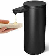 Simplehuman Bezdotykový dávkovač mydla – 414 ml, matná čierna oceľ, dobíjací
