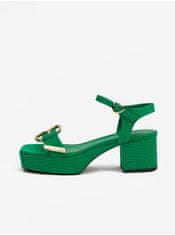 Zelené dámske sandále Love Moschino 36