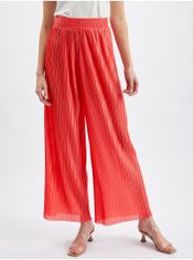 Orsay Červené dámske nohavice so širokými nohavicami S