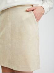 Orsay Béžová dámska sukňa zo semišu 36