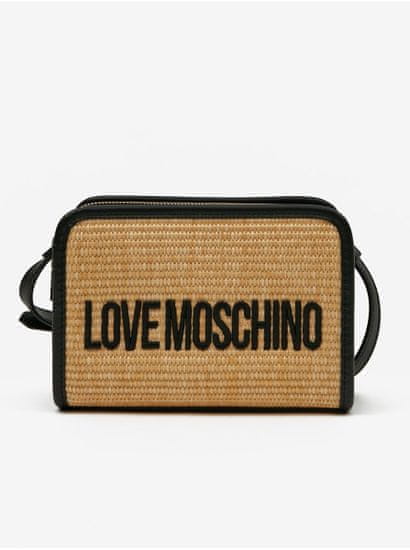 Love Moschino Svetlo hnedá dámska crossbody kabelka Love Moschino