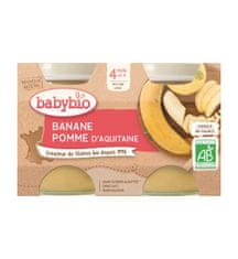 Babybio Príkrm jablko banán 2x 130 g