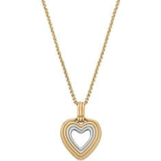 Skagen Romantický pozlátený náhrdelník so srdiečkom Kariana SKJ1679998