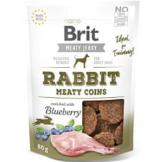 Brit Dog Jerky Rabbit Meaty Coins 80g