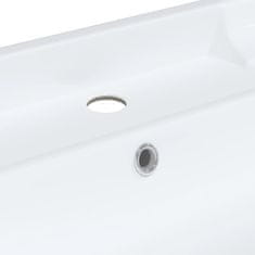 Vidaxl Kúpeľňové umývadlo biele 71x48x23 cm obdĺžnikové keramické