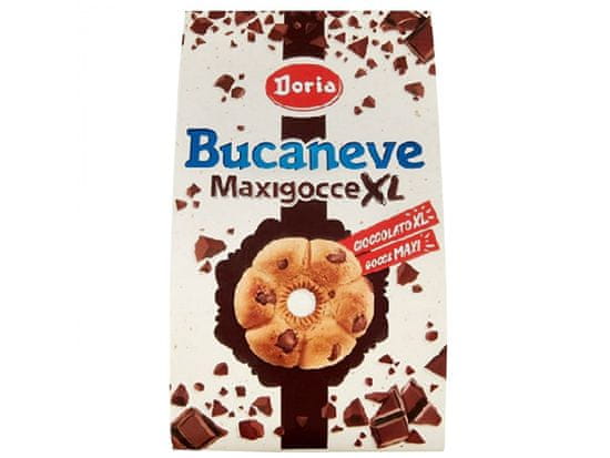 DORIA DORIA Bucaneve Maxigocce XL - Sušenky s kúskami čokolády 300g