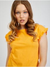 Orsay Tričká s krátkym rukávom pre ženy ORSAY - oranžová M