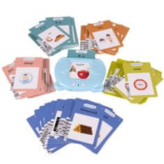 Luniks Čítačka kariet pre zábavné učenie angličtiny Modrá