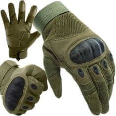Trizand Taktické dotykové rukavice khaki Trizand 21771 veľ. XL