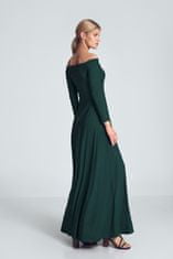 Figl Dámske spoločenské šaty Accorin M707 zelená M
