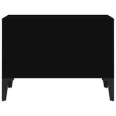Vidaxl Konferenčný stolík čierny 60x50x36,5 cm spracované drevo