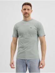 Vans Svetlozelené pánske tričko VANS Mn Left Chest Logo Tee S