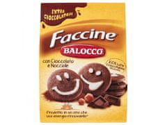 BALOCCHI BALOCCO Faccine - chrumkavé talianske sušienky s čokoládou a lieskovými orieškami 700g 3 balení
