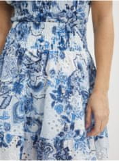 Guess Bielo-modrá dámska vzorovaná sukňa Guess Peggy XL