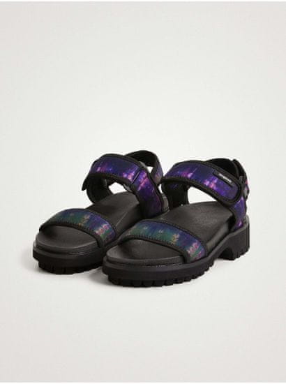 Desigual Sandále pre ženy Desigual - čierna, fialová