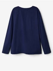 Desigual Tmavomodré dievčenské tričko Desigual Alba 110-116