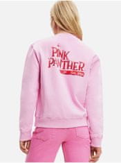 Desigual Ružová dámska mikina Desigual Pink Panther L