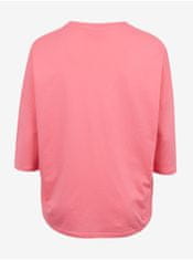 Fransa Ružové dámske basic tričko Fransa 48