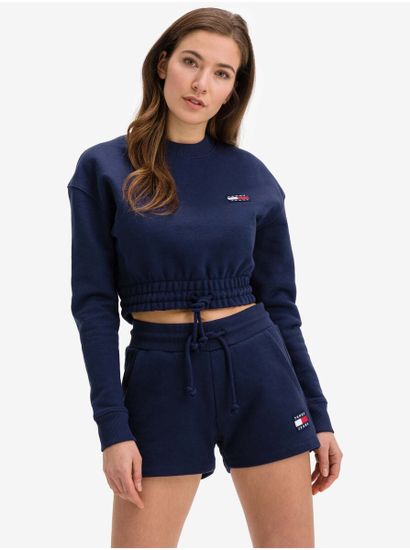 Tommy Jeans Mikina Super Cropped Badge Tommy Jeans