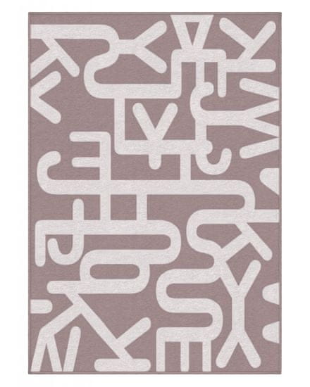 GDmats Dizajnový kusový koberec Letters od Jindricha Lípy