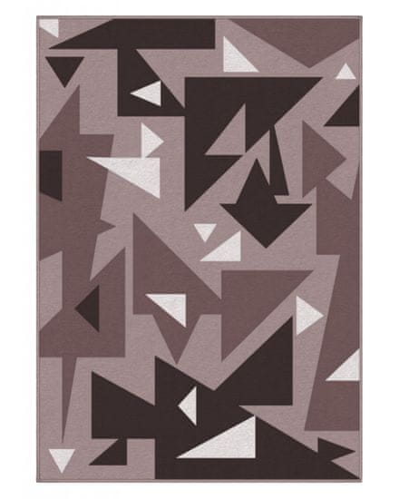 GDmats Dizajnový kusový koberec Triangle od Jindricha Lípy