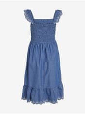 VILA Modré dámske šaty VILA Milly XS