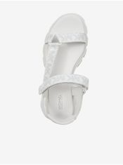 Michael Kors Biele dámske vzorované sandále Michael Kors Ridley 39