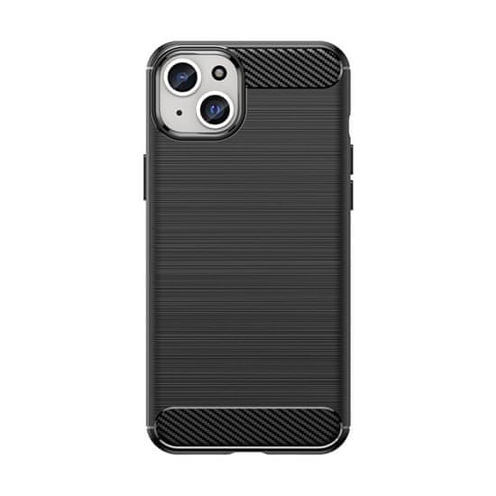 MG Carbon kryt na iPhone 15 Plus, čierny