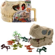 ToyCompany Figurky dinosauři hrací sada s lebkou Dinorassic 35 ks