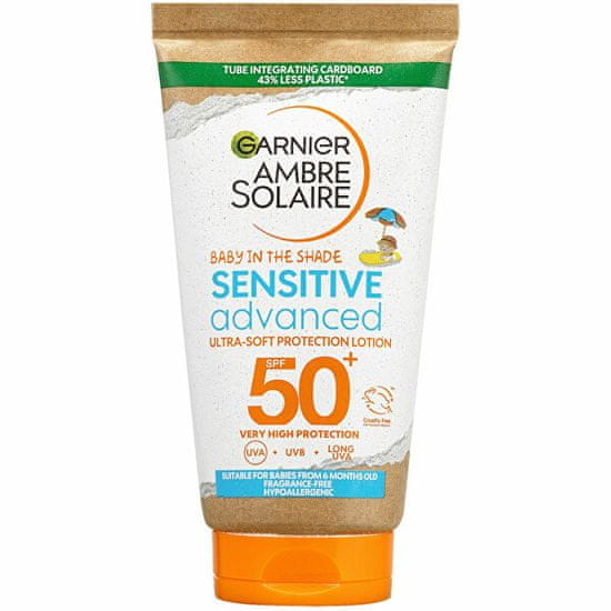 Garnier Opaľovací krém pre deti Ambre Solaire SPF 50+ ( Sensitiv e Advanced) 50 ml