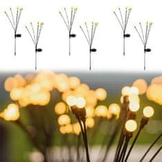 Mormark Vonkajšie záhradné solárne LED lampy (6 žiaroviek) | SOMPEX