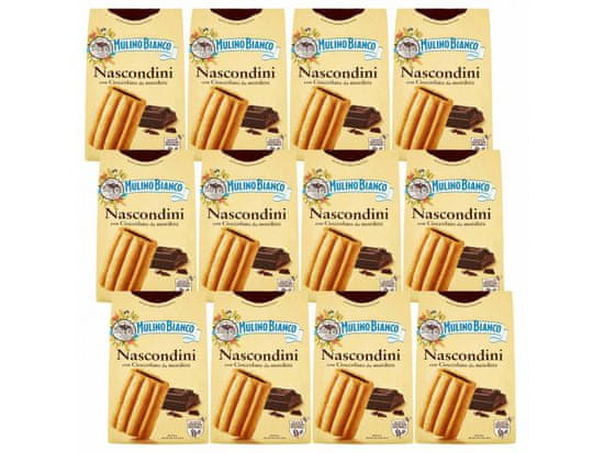 Mulino Bianco MULINO BIANCO Nascondini Talianske sušienky s čokoládovou náplňou 330g