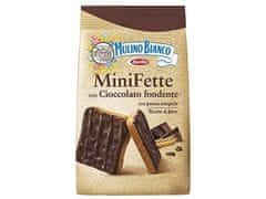 Mulino Bianco MULINO BIANCO Mini Fette - Talianske mini sušienky poliate čokoládou 110g, 12