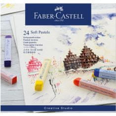 Faber-Castell Suchý pastel Creative Studio set 24 farebný