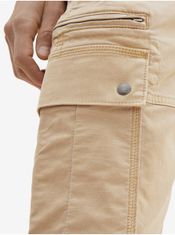 Tom Tailor Béžové pánske nohavice s vreckami Tom Tailor S
