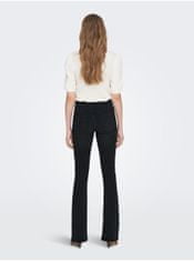 ONLY Čierne dámske flared fit džínsy ONLY Blush XL/34
