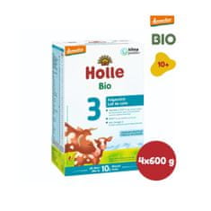 Holle Bio - detská mliečna výživa 3 pokračovacia - 4x 600g