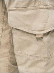 Jack&Jones Béžové pánske nohavice s vreckami Jack & Jones Paul 31/32