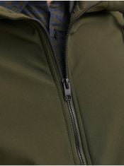 Jack&Jones Kaki pánska ľahká softshellová bunda Jack & Jones Basic XL