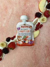 Holle Fruity fox - bio detské ovocné pyré s jogurtom 85g x 5ks