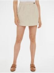 Tommy Hilfiger Béžová dámska mini sukňa Tommy Hilfiger XS