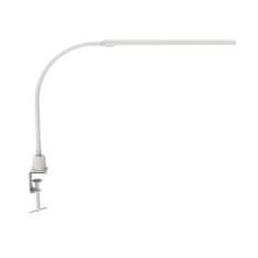MAUL Stolná lampa "Pirro", biela, s klipom, LED, stmievateľná, kancelárska, 8202602